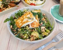 Halloumi & Zucchini Salad